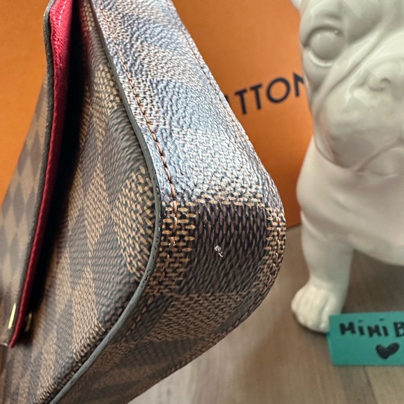 Authentic Pre❤️d Louis Vuitton Damier Ebene Felicie Pochette - Picture 6 of 13